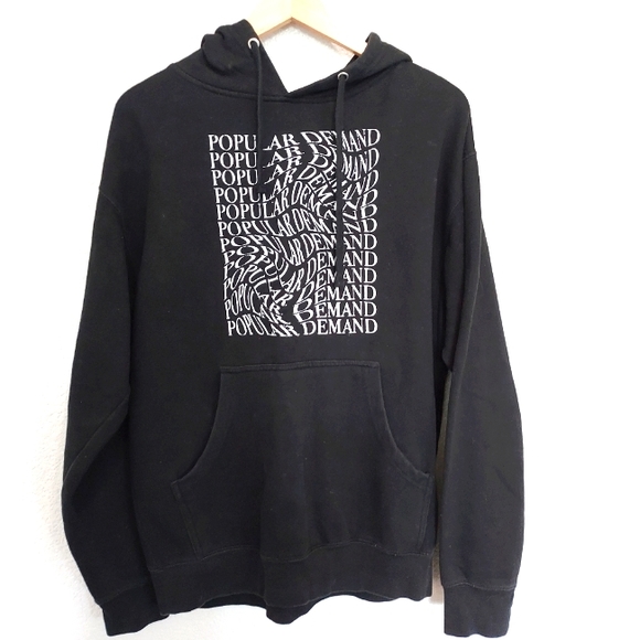 Popular Demand Other - 🔴3/$20 Popular Demand Black Pullover Hoodie Size Medium